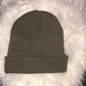 Olive green beanie